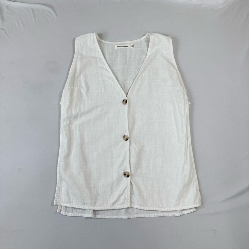 Bronzesnake Cotton Vest Top Medium